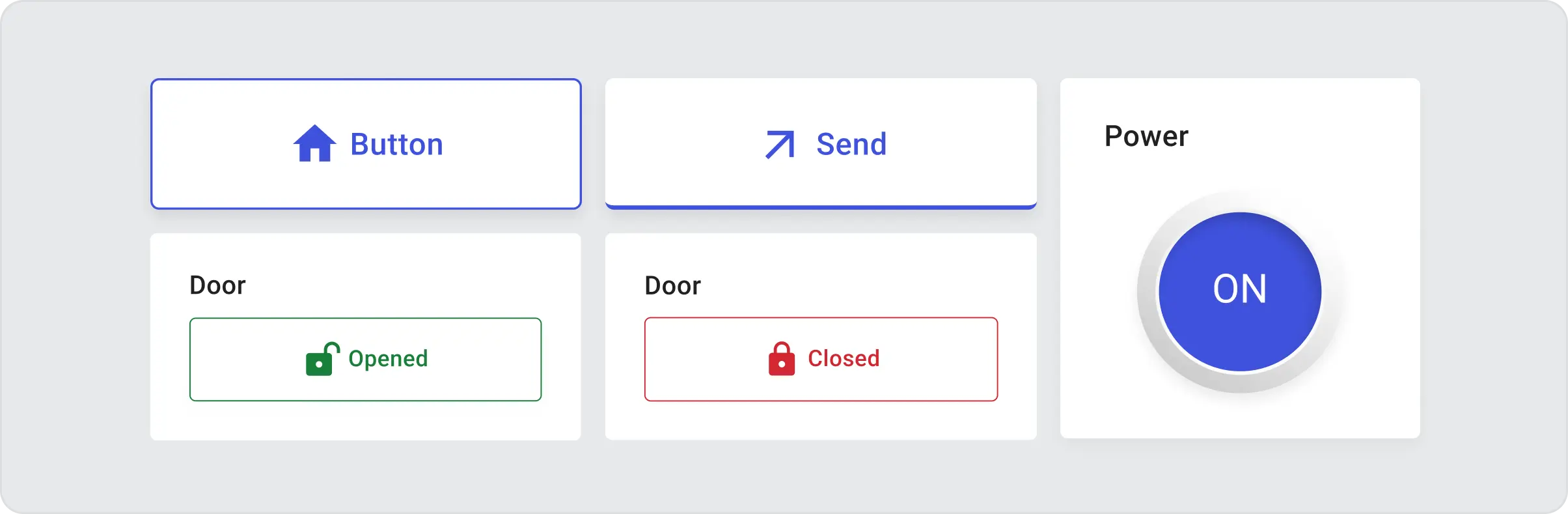 五种新按钮类型