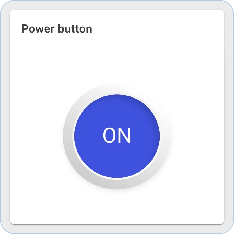 ThingsBoard 电源按钮部件