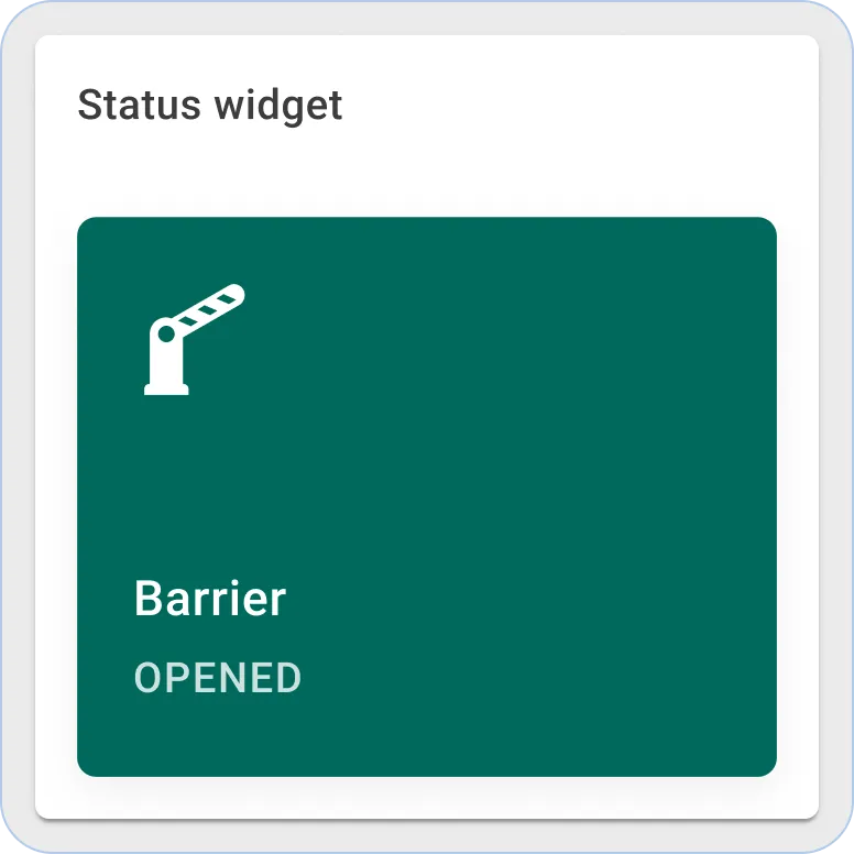 ThingsBoard 状态部件