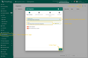 点击右上角的“加号”图标添加新集成。选择类型“The Things Stack社区”。然后点击“下一步”按钮。