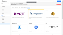 进入“集成”页面，找到并选择 ThingsBoard。