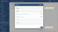 在 "Name" 字段输入Edge名称，点击 "Add" 按钮确认添加新Edge。