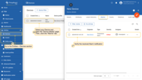 To verify that the notification is propagated to the <b>Edge</b>, log in to the <b>Edge</b> instance and go to the <b>Entities > Devices</b> section, open the <b>"Device details"</b> page and select the <b>“Alarm”</b> tab.