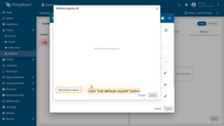 在打开窗口中点击“Add attribute request”；