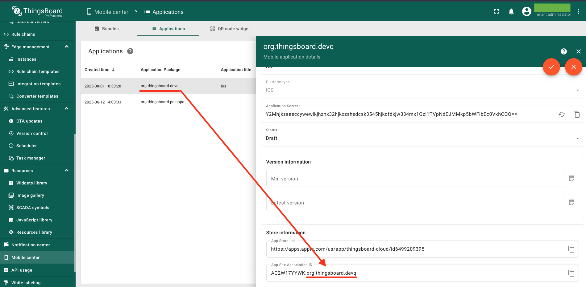 App Site Association ID配置