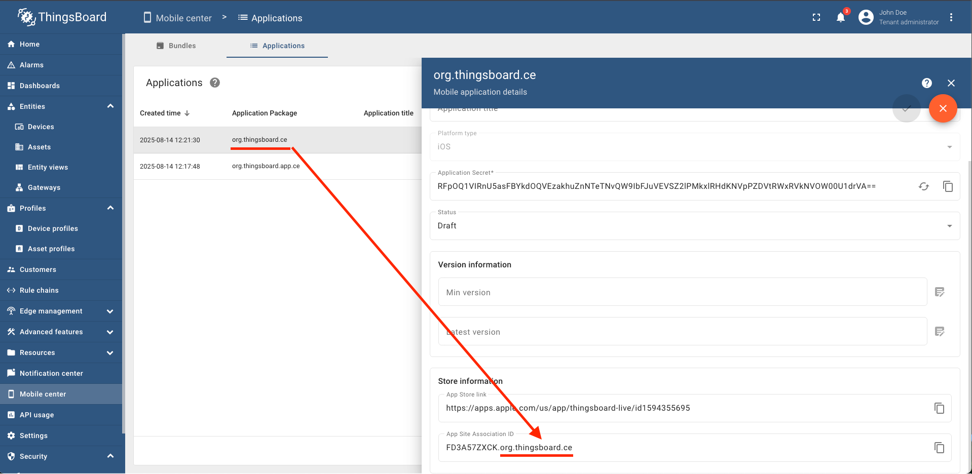 App Site Association ID配置