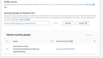 AWS MSK - 选择 "eksctl-tbmq-cluster-ClusterSharedNodeSecurityGroup-" 安全组