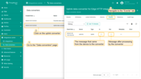 Go to the <b>Integrations center > Data converters</b> section, click on the uplink converter to open the <b>"Data converter details"</b> window, and select the "<b>Events</b>" tab. There you will find an uplink message.