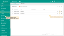 Log in to your <b>ThingsBoard Edge</b> instance and go to the <b>“Dashboards”</b> section. Then, click the <b>"Dashboard details"</b> button.