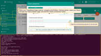 To test if the rule and node are working, log in to your <b>Edge</b> instance and navigate to the <b>Entities > Devices</b> section. Find your Device and open the <b>"Device details"</b> page. Click the <b>"Check connectivity"</b> button. Trigger the Alarm Rule by executing the corresponding command in the terminal.