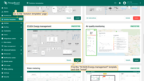 Go to the "Solution templates" page. Find "SCADA Energy management" and click "Install" to start the installation process.