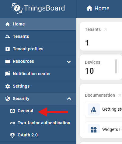 Security General Page