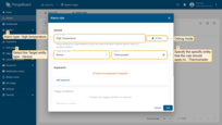 在<b>General</b>部分进行以下配置：将<b>Alarm type</b>设为<i>High temperature</i>。选择<b>Target entity type</b>为<i>Device</i>。指定<b>target device</b>为<i>Thermometer</i>。