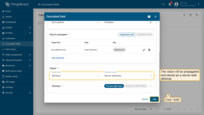 输出值将作为服务端属性存储。<br>点击添加保存字段计算。