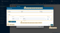 输入键名，选择键类型和值类型。然后添加一个用于判断传感器型号是否为“DHT22”的过滤器，并点击“Add”。