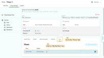 "设备 & Connectivity detail" 页面将打开。现在进入 "Flows" 选项卡，点击 "My first flow" 行。