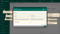 输入"Google"作为标题。提供者应设置为"Google"。如果需要，指定允许的平台，或保留所有。输入来自Google API Console的"Client ID"和"Client secret"。然后，展开"Advanced settings"菜单;