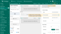 - Update the <b>file name pattern</b> so that exported reports are easy to identify.<br>- <b>Save</b> the template.