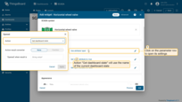 "Get dashboard state" action使用当前dashboard状态的名称。适用于与目标device状态无关的特定场景。