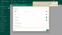 For any SCADA symbol, general appearance parameters such as the symbol title and icon are available. Other parameters are specific to the selected SCADA symbol and are controlled by the symbol's author.