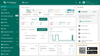 登录您的ThingsBoard账户并导航至"Home"页面。右下角可找到连接移动应用的二维码；