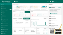 点击"Connect mobile app"部件中的"App Store"或"Google Play"按钮，将跳转至相应应用商店的ThingsBoard应用页面以便下载到设备。